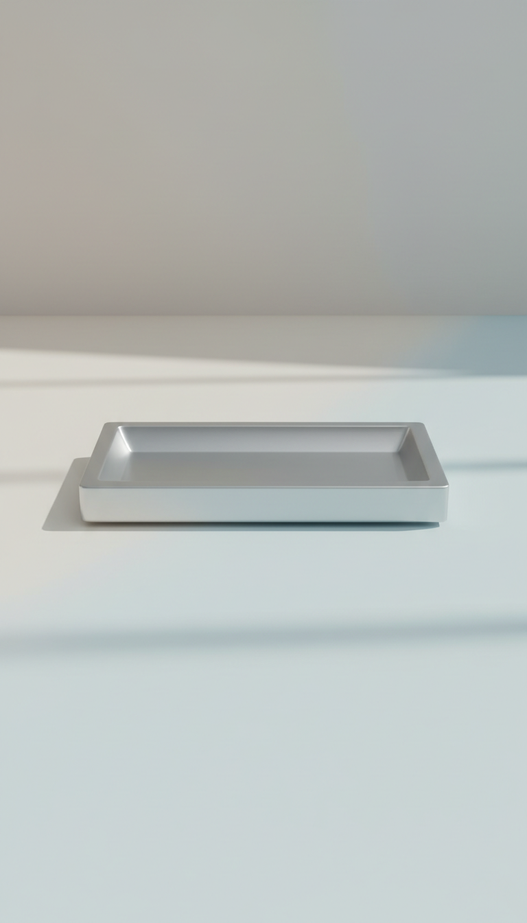 Brushed Steel Pen Tray