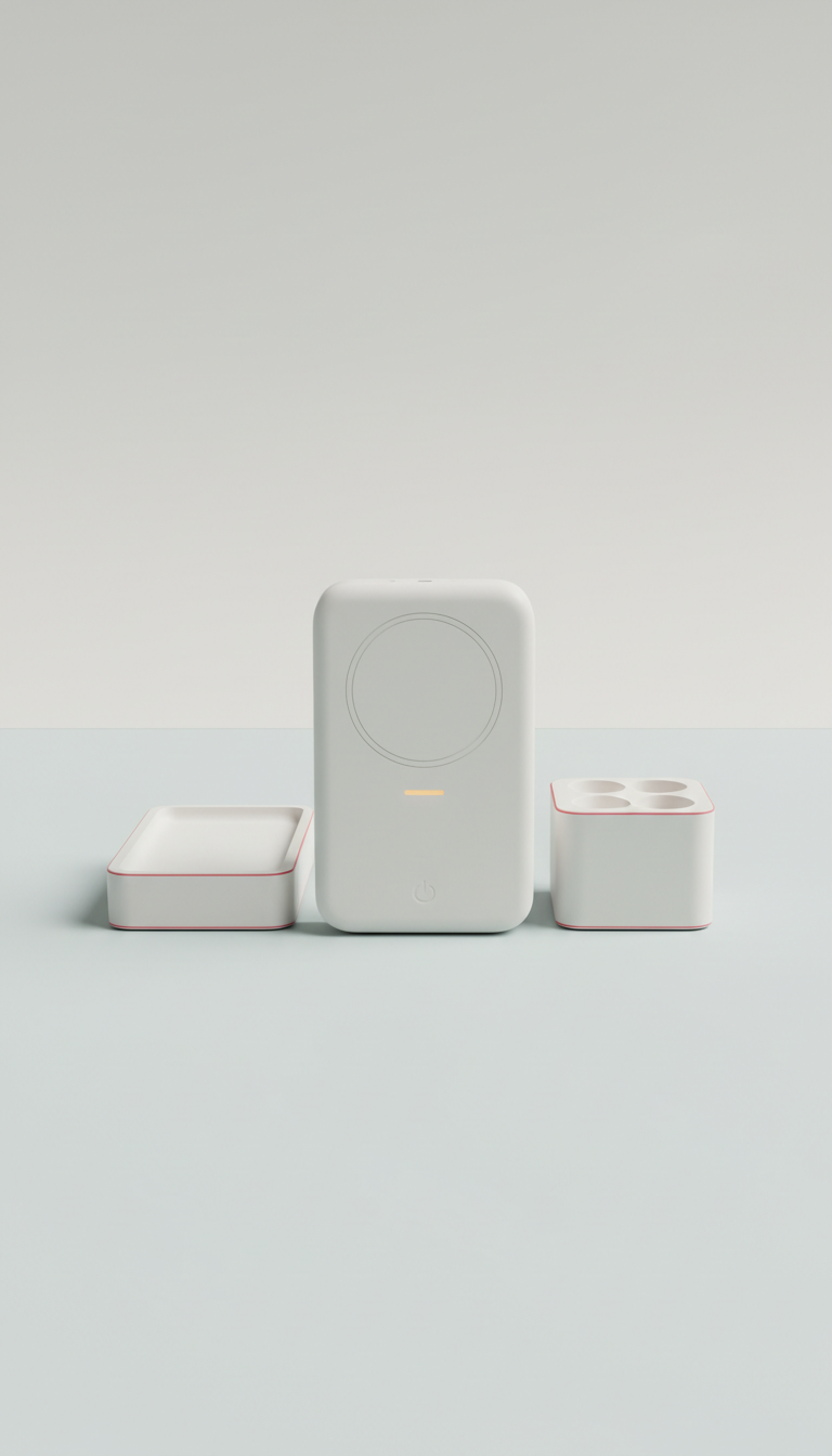 Wireless Charging Pad in Soft Mist Finish