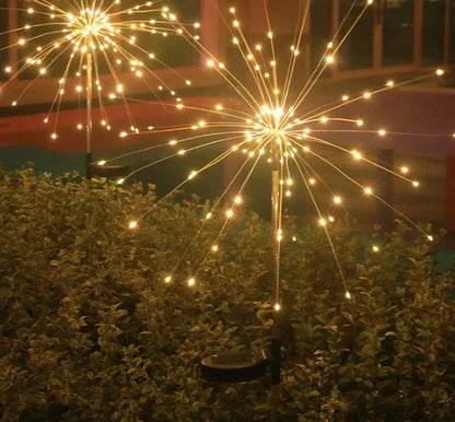 3/1Pcs LED Solar Firework Lights Garden Decoration Fairy Lights Waterproof Outdoor Dandelion Lawn Lamp for Garden Lawn Decor